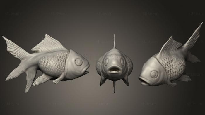 Статуэтки животных Gold Fish